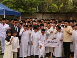 Wali Kota Cilegon Robinsar Kunjungi Ponpes Ibnu Syam, Beri Motivasi Santri di Awal Tahun Ajaran Baru