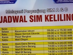 Bagi Warga Kabupaten Serang, Simak Dua Lokasi SIM Keliling di Kota Serang Hari Ini